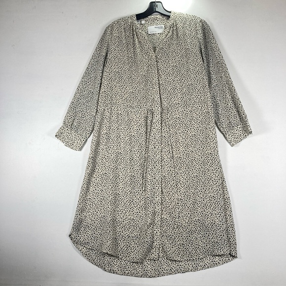 Selected Femme Dresses & Skirts - Anthropologie Select Femme Shirt Dress Midi Size 36 Long Sleeve Button UP